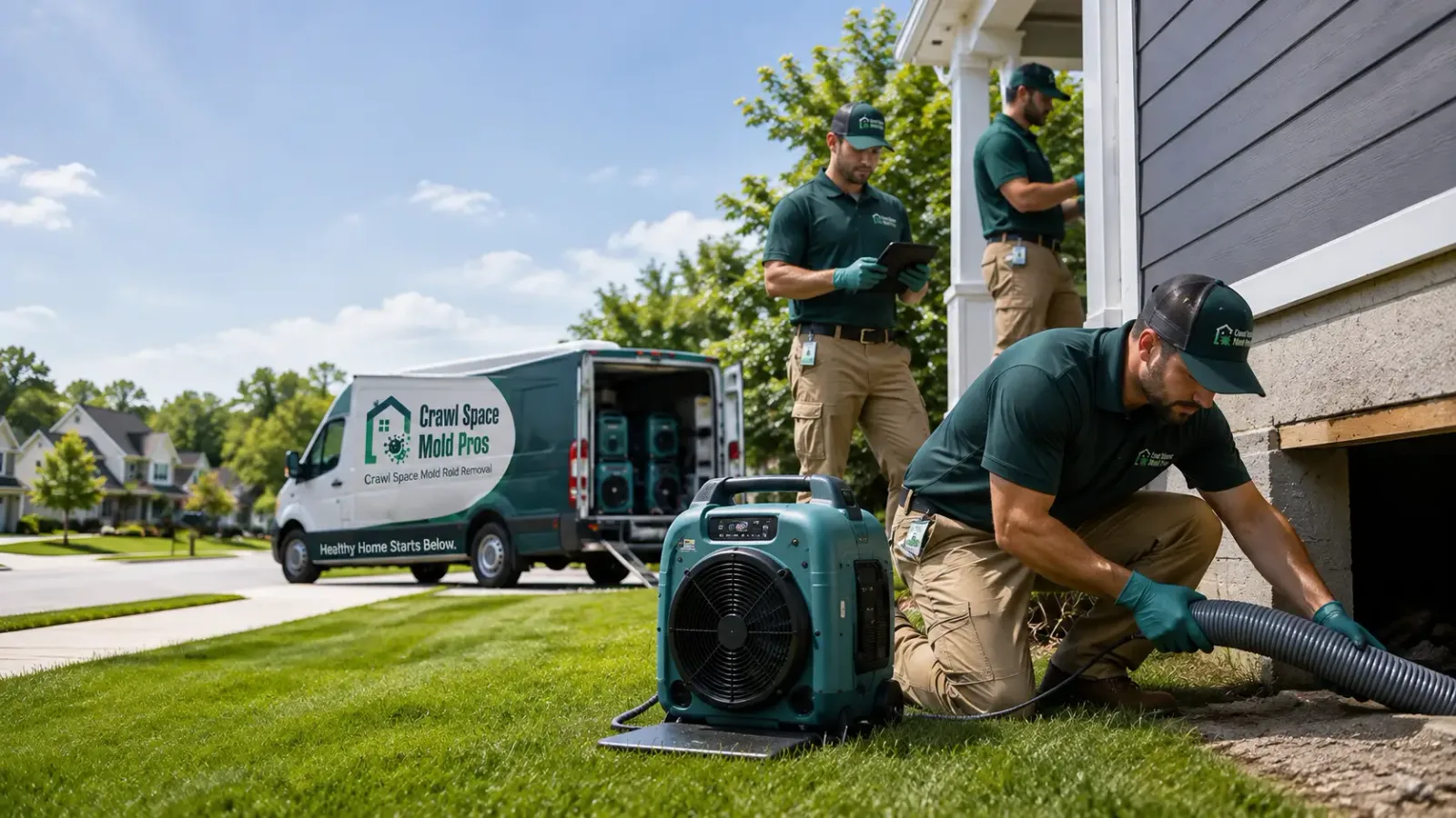 Crawl Space Mold Removal in Pinon, AZ